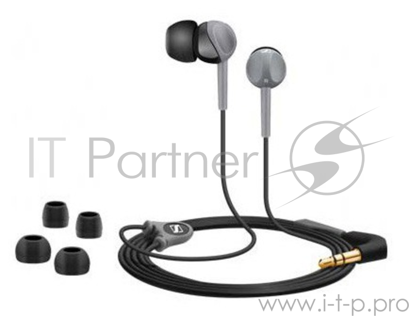 Наушники вкладыши Sennheiser CX 200 Street II 1.2м черный проводные (в ушной раковине)