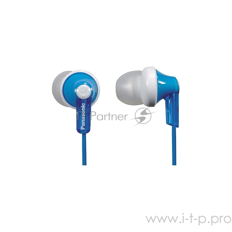 Наушники вкладыши Panasonic RP-HJE118GUA 1.1м белый/голубой проводные (в ушной раковине)