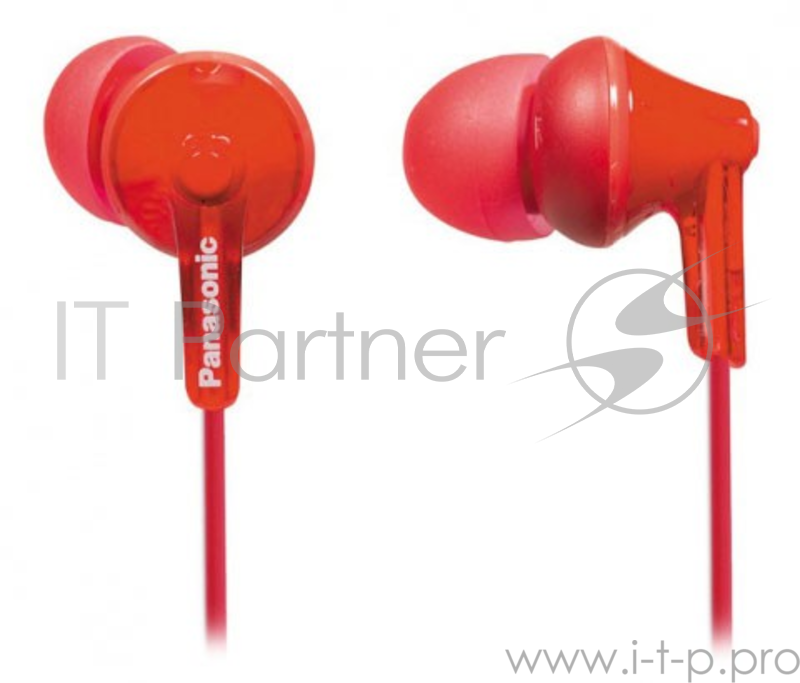 Наушники Panasonic RP-HJE125E-R красный 1.1м