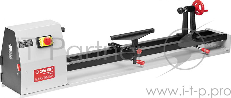 Электроинструмент ЗУБР Станок ЗСТД-350-1000 {токарный по дереву, 4 скорости, длина 1000мм, d 350мм, 350Вт }