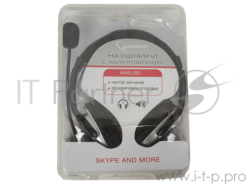 Наушники Gembird MHS-290 Гарнитура стерео ,черный