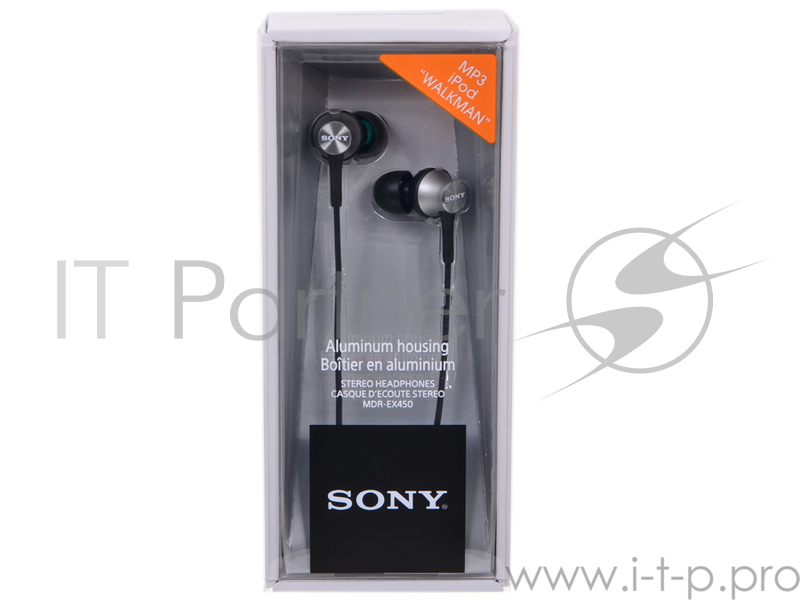 Наушники SONY MDR-EX450H вкладыши, цвет черный