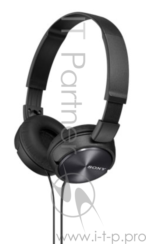 Наушники накладные Sony MDRZX310B.AE 1.2м черный проводные (оголовье)