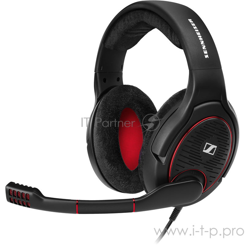 Гарнитура Sennheiser Гарнитура Sennheiser/ стерео накладная открытая 15-28000Гц 3м 2х3.5мм 116дБ микрофон 50-16000Гц рег громкости черная
