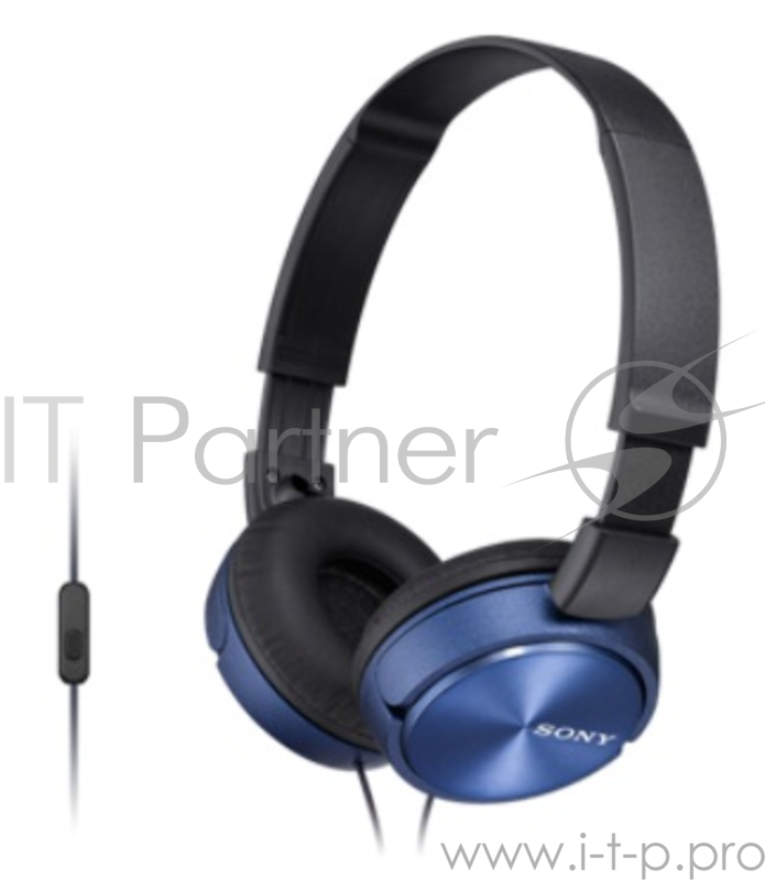 Наушники SONY MDR-ZX310AP Blue накладные