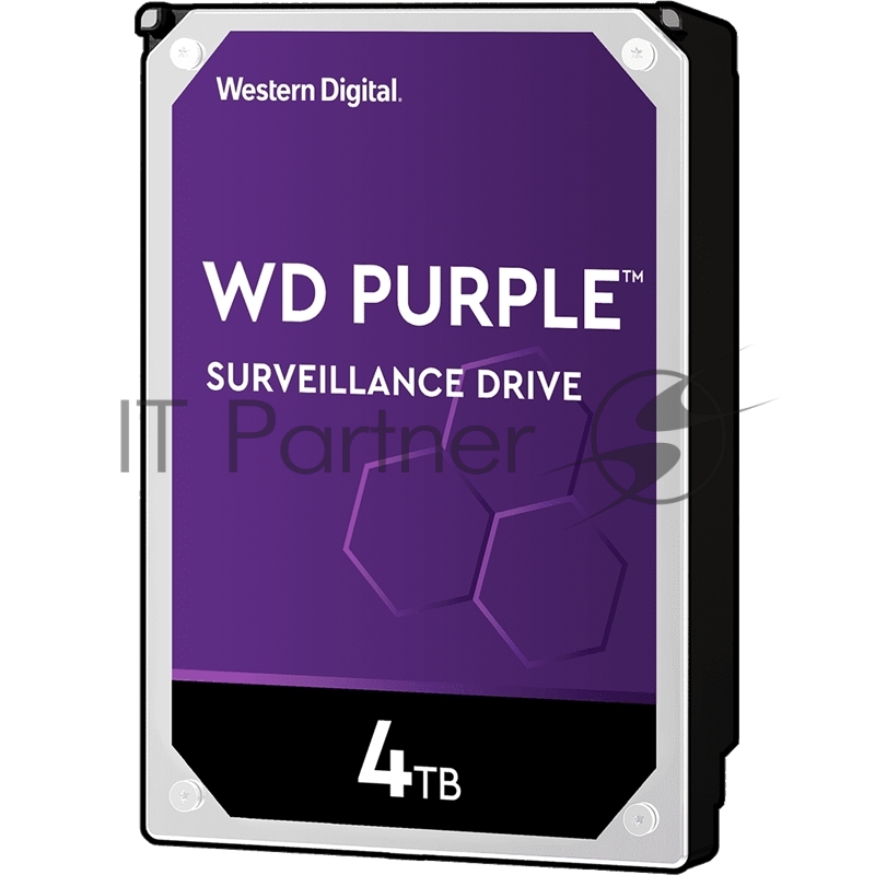 Жесткий диск 4TB WD Purple (WD40PURZ) {Serial ATA III, 5400- rpm, 64Mb, 3.5
