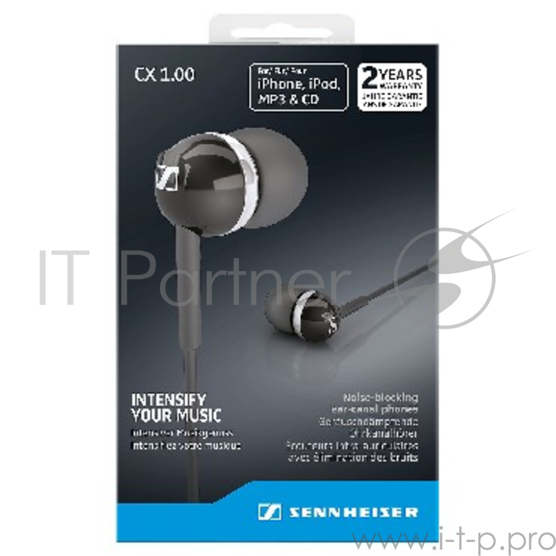 Наушники SENNHEISER CX 1.00 черные