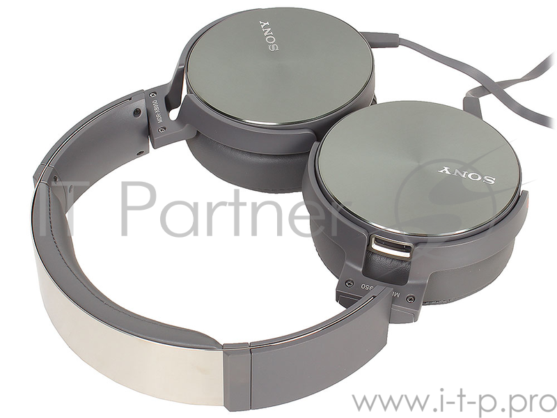 Наушники SONY MDRXB950APH.E накладные, цвет серебро