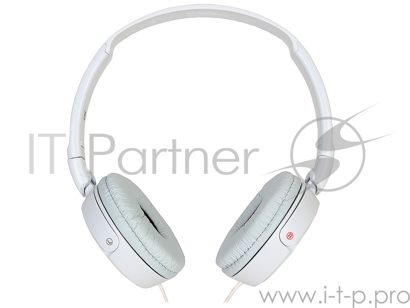 Наушники SONY MDR-ZX110APWC накладные, цвет белый