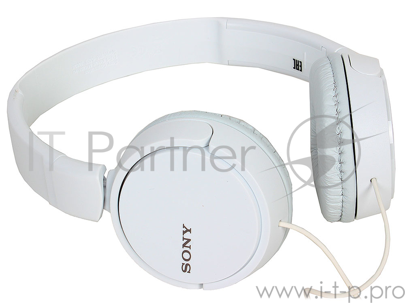 Наушники SONY MDR-ZX110APWC накладные, цвет белый