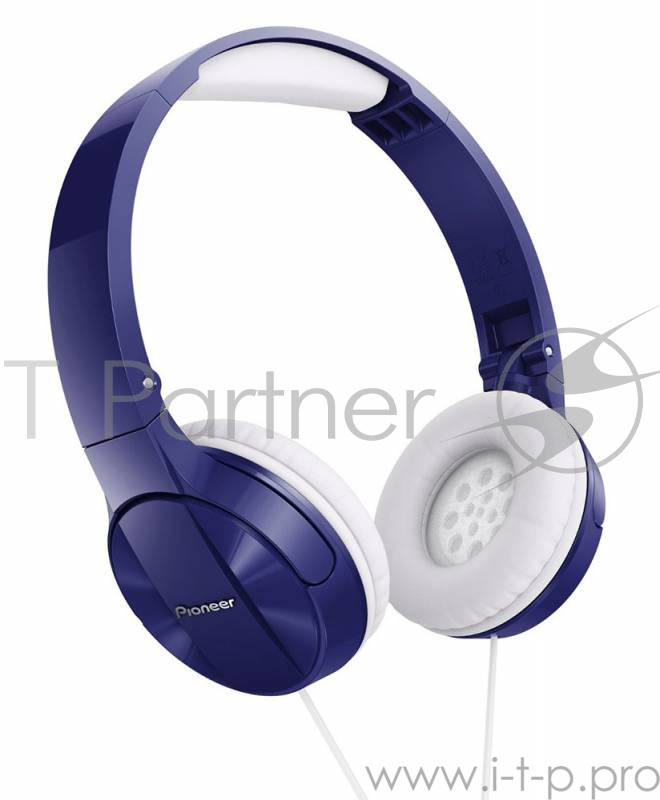 Наушники мониторы Pioneer SE-MJ503-L 1.2м синий проводные (оголовье)