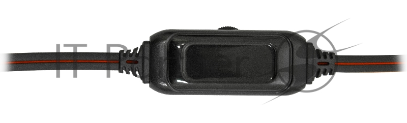 Наушники DEFENDER Warhead G-185 черный + красный, кабель 2 м