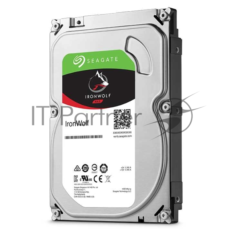 Жесткий диск 2TB Seagate Ironwolf (ST2000VN004) {SATA 6.0Gb/s, 5900 rpm, 64mb buffer, 3.5