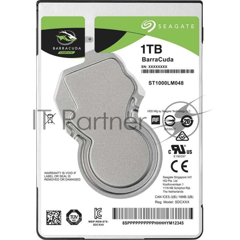 Жесткий диск 1TB Seagate Barracuda (ST1000LM048) {SATA 6.0Gb/s, 5400 rpm, 128mb buffer}