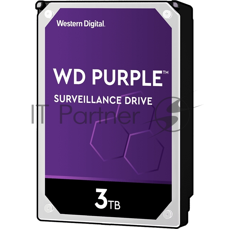 Жесткий диск 3TB WD Purple (WD30PURZ) {Serial ATA III, 5400- rpm, 64Mb, 3.5