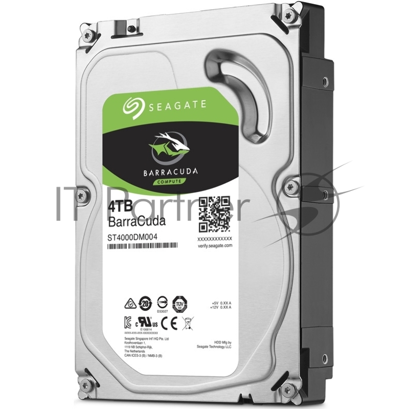 Жесткий диск 4TB Seagate BarraCuda (ST4000DM004) {Serial ATA III, 5400 rpm, 256mb buffer}