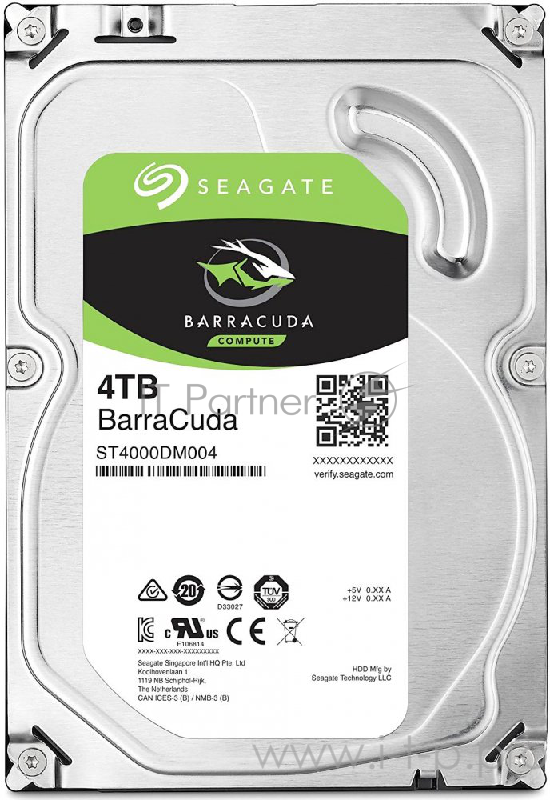 Жесткий диск 4TB Seagate BarraCuda (ST4000DM004) {Serial ATA III, 5400 rpm, 256mb buffer}