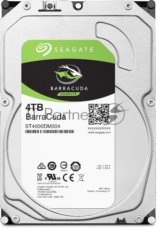 Жесткий диск 4TB Seagate BarraCuda (ST4000DM004) {Serial ATA III, 5400 rpm, 256mb buffer}
