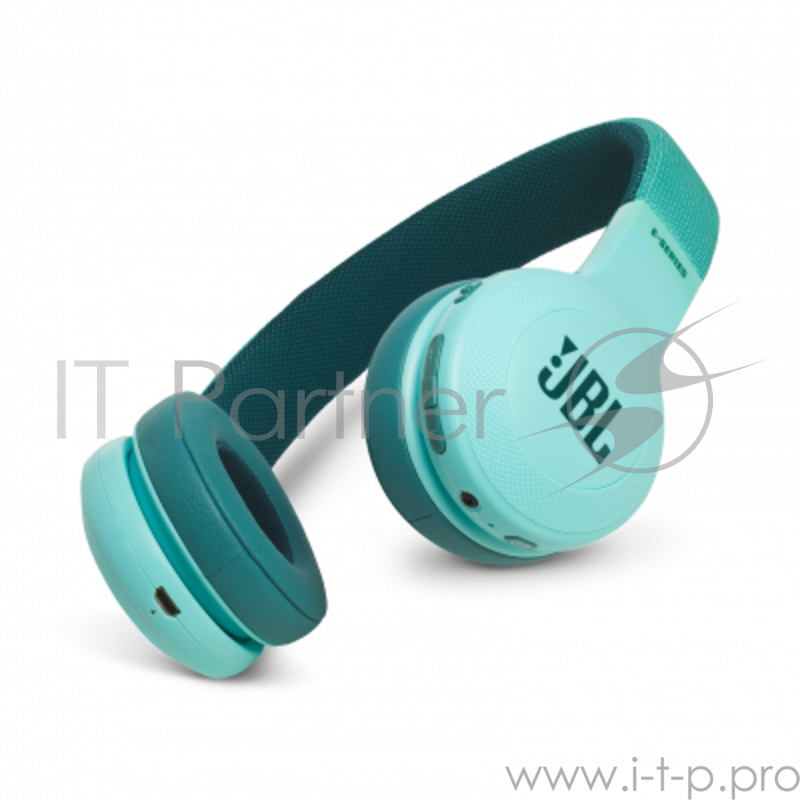 Наушники JBL Наушники беспроводные E45BT, 32 Ом, бирюзовый