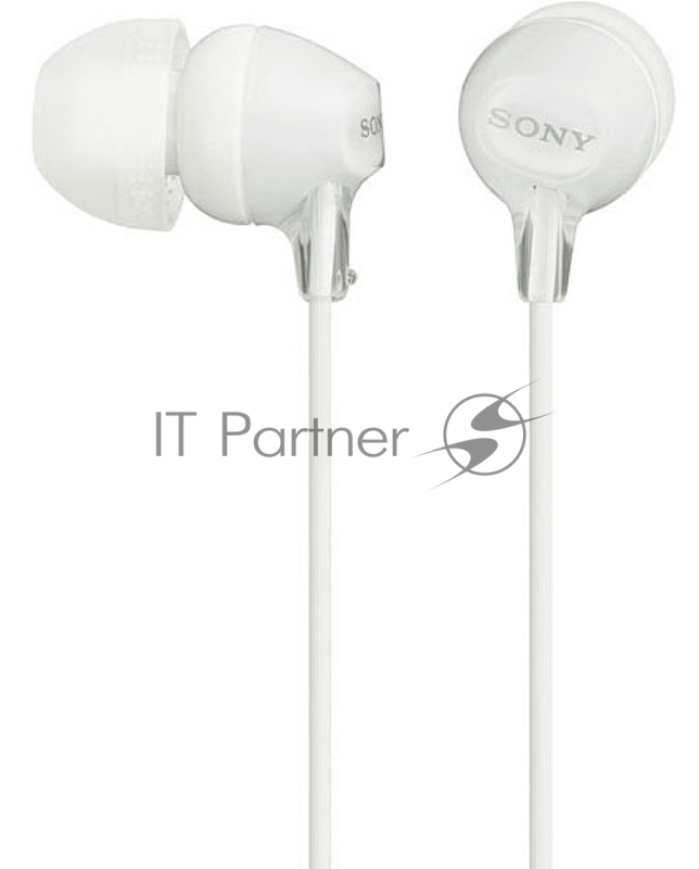 Наушники Sony MDR-EX15APW Новые базовые наушники-гарнитура внутриканального типа, белого цвета.