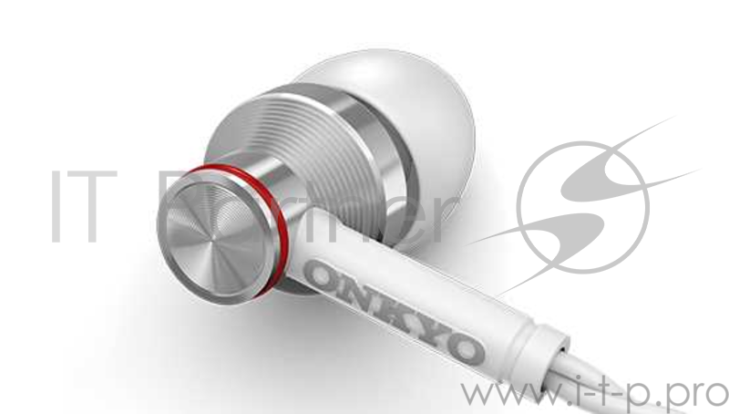 Наушники Onkyo Наушники-вкладыши , универсальный пульт ДУ , белый