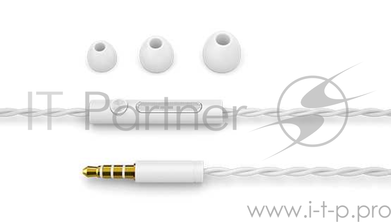 Наушники Onkyo Наушники-вкладыши , универсальный пульт ДУ , белый