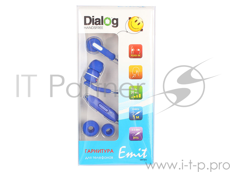 Гарнитура Dialog ES-F15 blue