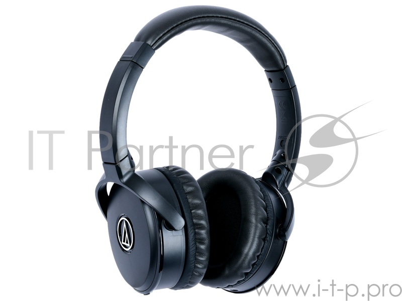 Наушники AUDIO-TECHNICA ATH-ANC50IS беспроводные наушники с микрофоном накладные время работы 40 ч чувствительность 104 дБ/мВт импеданс 150 Ом активное шумоподавление вес 192 г разъем mini jack 3.5 mm