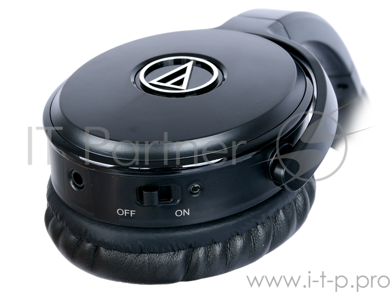 Наушники AUDIO-TECHNICA ATH-ANC50IS беспроводные наушники с микрофоном накладные время работы 40 ч чувствительность 104 дБ/мВт импеданс 150 Ом активное шумоподавление вес 192 г разъем mini jack 3.5 mm