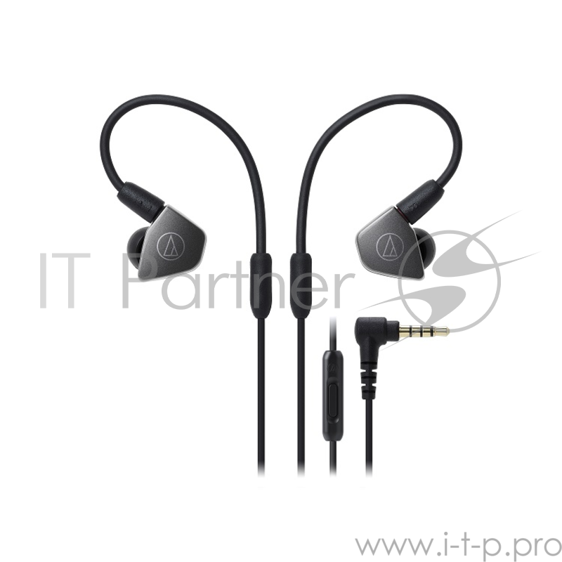 Наушники AUDIO-TECHNICA ATH-LS70IS наушники с микрофоном вставные (затычки) количество драйверов: 2 чувствительность 104 дБ/мВт вес 6.5 г разъем mini jack 3.5 mm