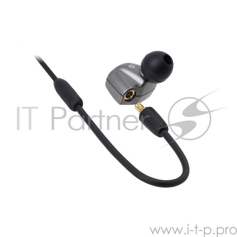 Наушники AUDIO-TECHNICA ATH-LS70IS наушники с микрофоном вставные (затычки) количество драйверов: 2 чувствительность 104 дБ/мВт вес 6.5 г разъем mini jack 3.5 mm