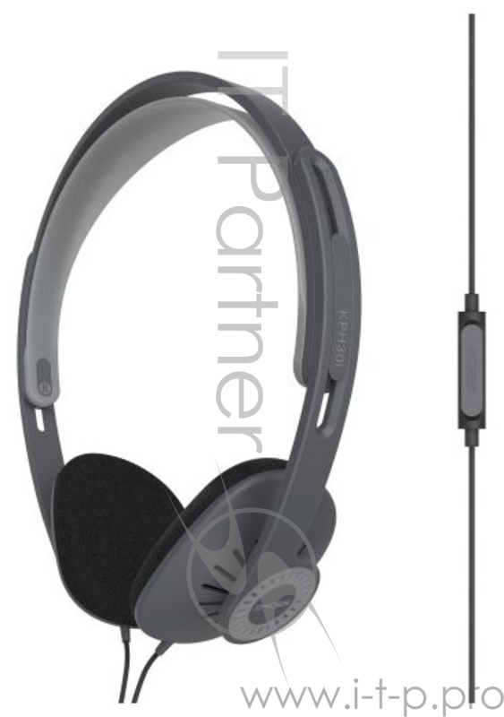 Наушники KOSS KPH30iK наушники с микрофоном накладные чувствительность 101 дБ/мВт импеданс 60 Ом разъем mini jack 3.5 mm