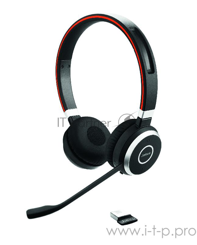 Гарнитура беспроводная Jabra Evolve 65 Charging Stand, Link360, Stereo MS