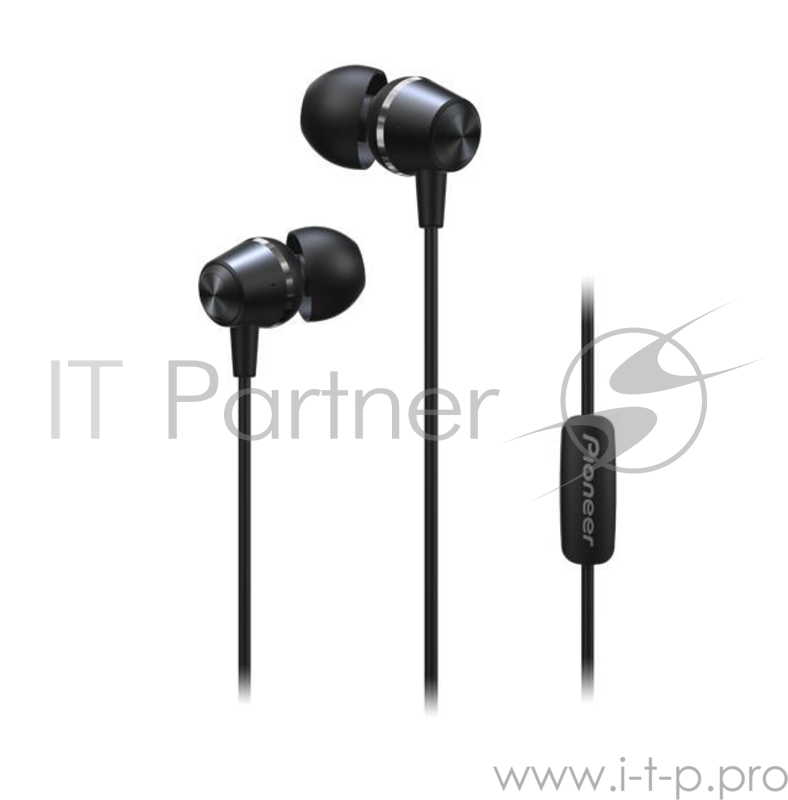 Гарнитура вкладыши Pioneer SE-QL2T-B 1.2м черный проводные (в ушной раковине)