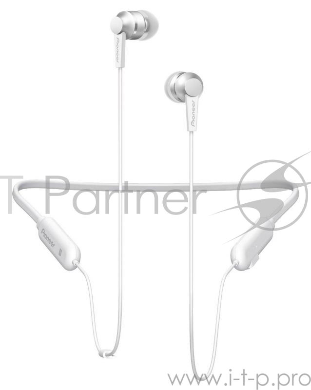 Гарнитура вкладыши Pioneer SE-C7BT-W белый беспроводные bluetooth (в ушной раковине)