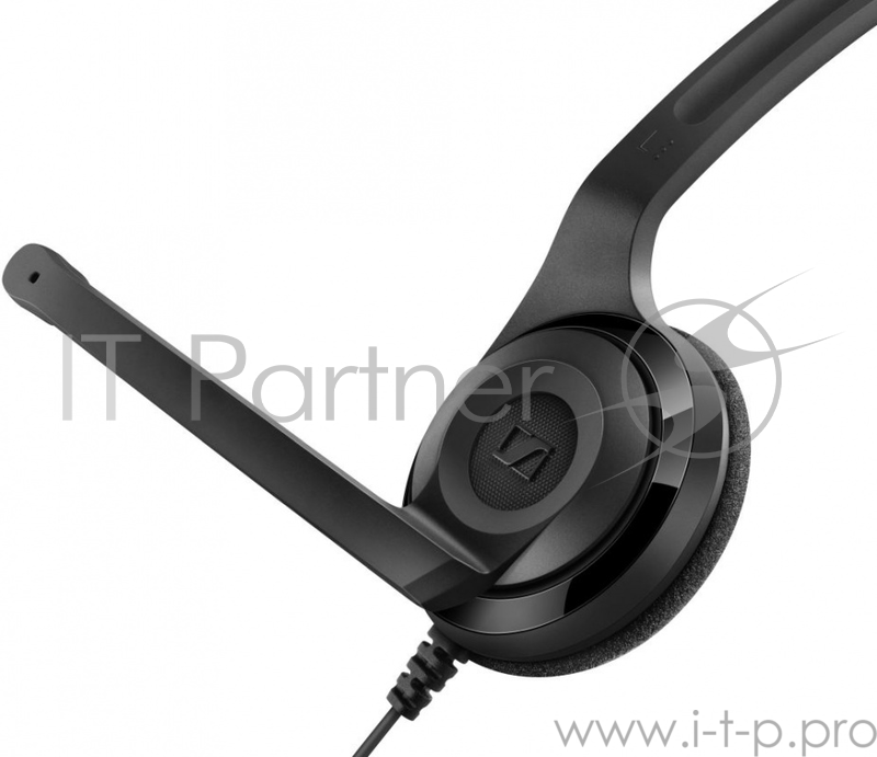 Гарнитура Sennheiser Гарнитура Sennheiser/ стерео накладная закрытая 42-17000Гц, 2м, 4-контактный jack 3.5мм, 95дБ подвижный микрофон, круговая диаграмма, 508328