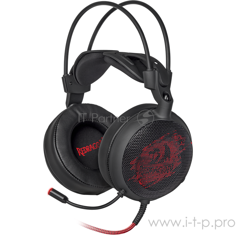 Игровая гарнитура Redragon Delirium Pro объемный звук 7.1, провод 2 м Redragon Игровая гарнитура Delirium Pro объемный звук 7.1, провод 2 м