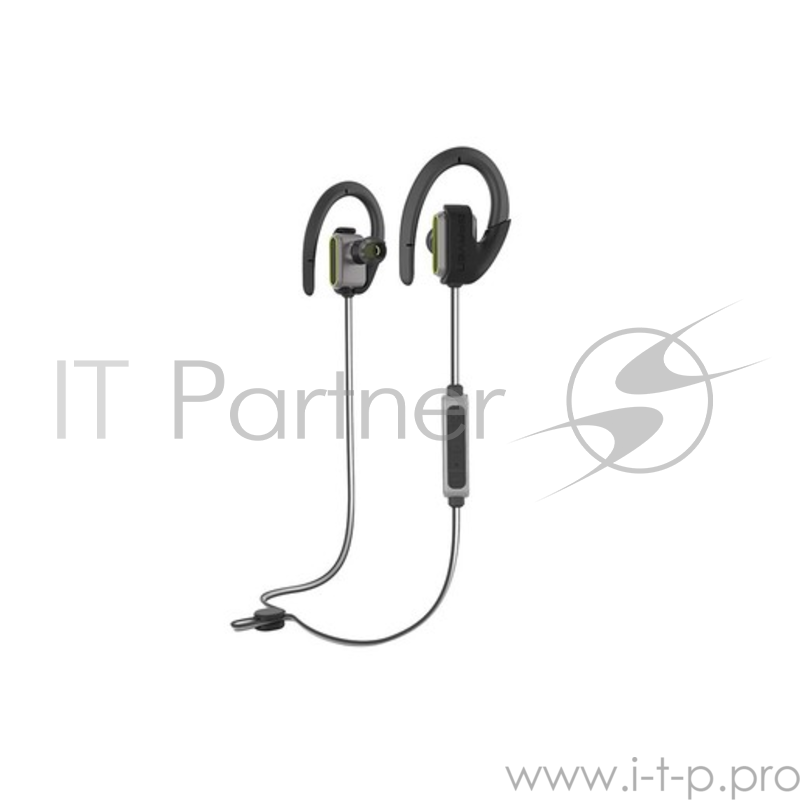 Беспроводные внутриканальные наушники с микрофоном Braven Flye Sport Reflect. Цвет серебряныйзеленый.