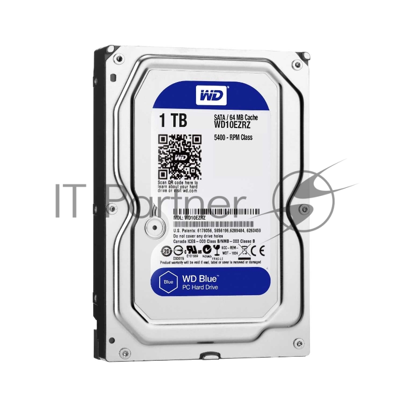 Жесткий диск 1TB WD Caviar Blue (WD10EZRZ) {Serial ATA III, 5400 rpm, 64Mb buffer}