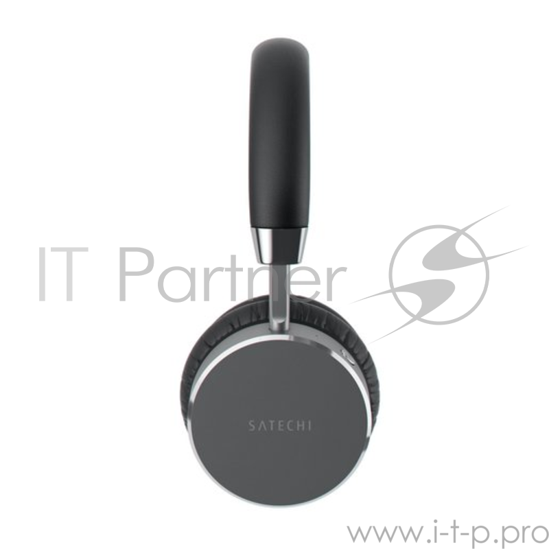Беспроводные накладные наушники Satechi Bluetooth Aluminum Wireless Headphones. Цвет серый космос.