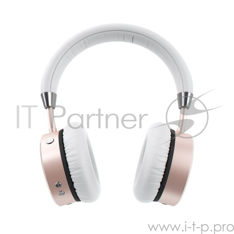 Беспроводные накладные наушники Satechi Bluetooth Aluminum Wireless Headphones. Цвет розовое золото.