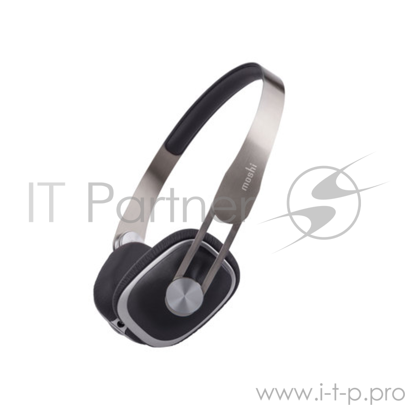 Накладные проводные наушники Moshi Avanti. Цвет черный.
