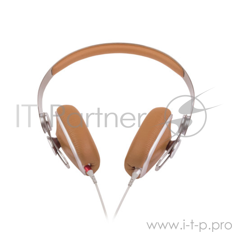 Накладные проводные наушники Moshi Avanti. Цвет бежевый.
