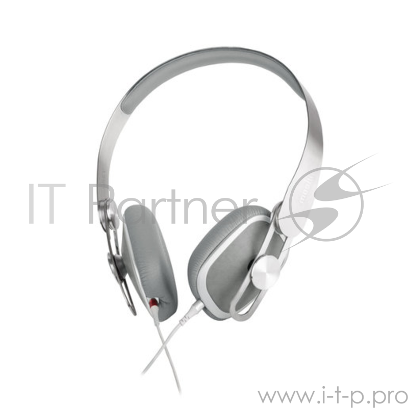 Накладные проводные наушники Moshi Avanti. Дизайн Jason Wu. Цвет серый.