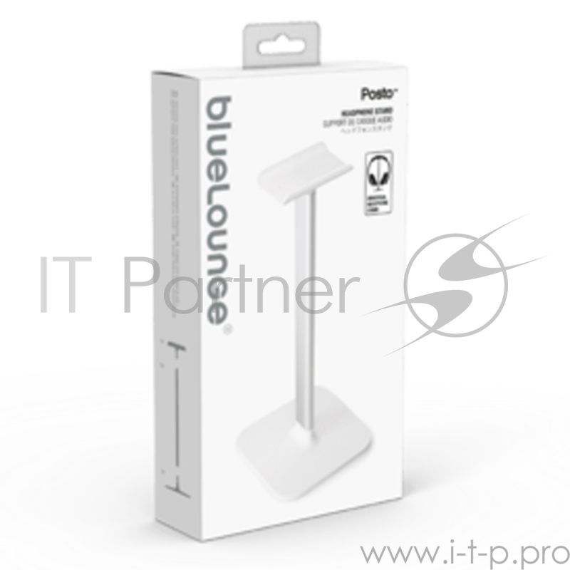 Подставка для наушников Bluelounge Posto. Материал: алюминий. Цвет: белый.