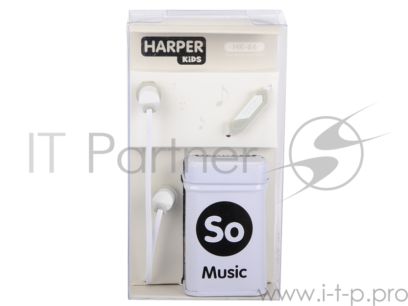 Наушники HARPER KIDS HK-66 White