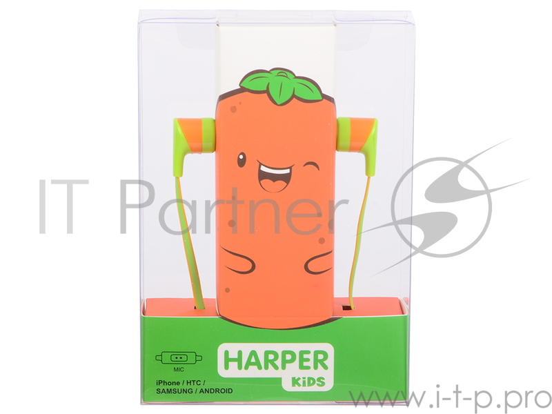 Наушники HARPER KIDS H-34 orange