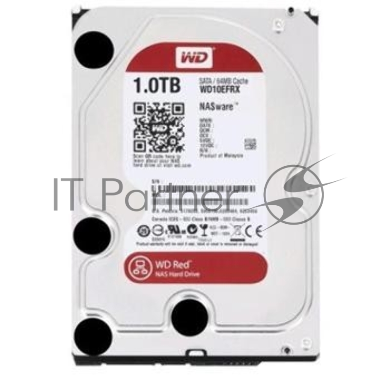 Жесткий диск 1TB WD Red (WD10EFRX) {Serial ATA III, 5400- rpm, 64Mb, 3.5