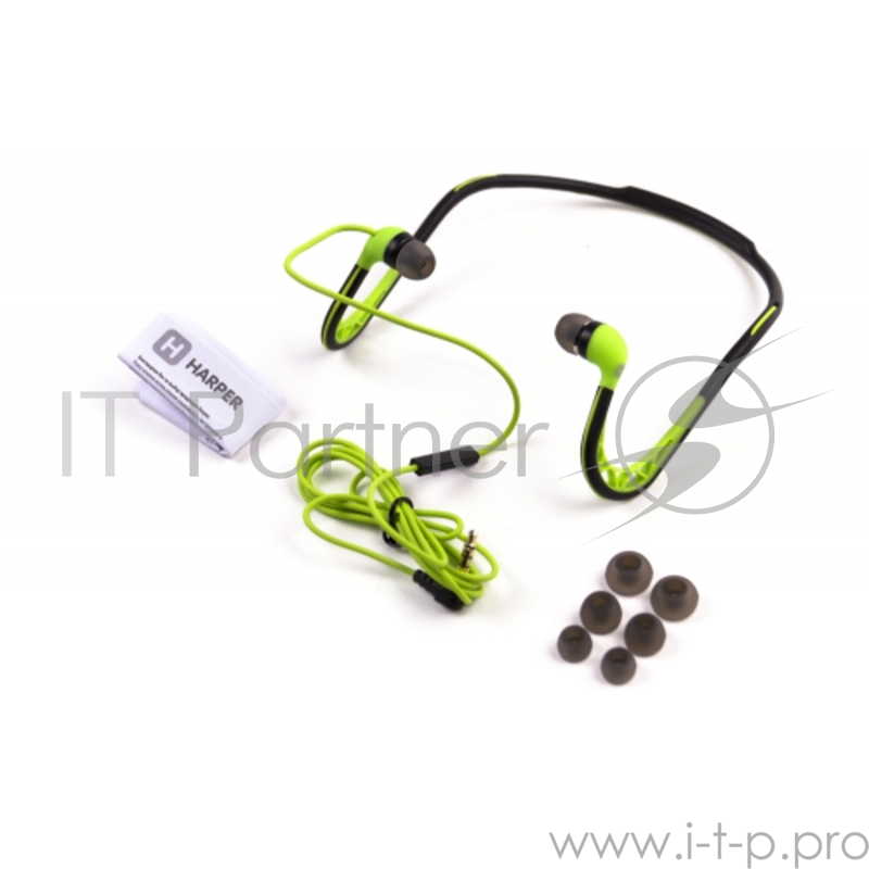 Наушники HARPER HV-303 green