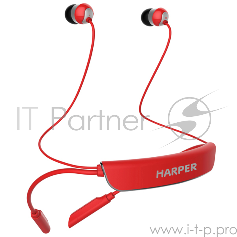 Наушники HARPER HB-309 red